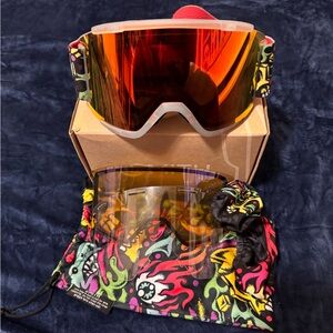 SMITH Sunglasses with Orange and Black Design